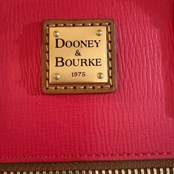Dooney & Bourke Red and Tan Shoulder Bag - Picture 3 of 13